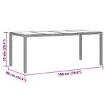 Casa si Gradina - Gradina si terasa - Mobilier exterior - Seturi mobila gradina - Set bistro de gradina, 9 piese, cu perne, negru, poliratan - Infinity.ro