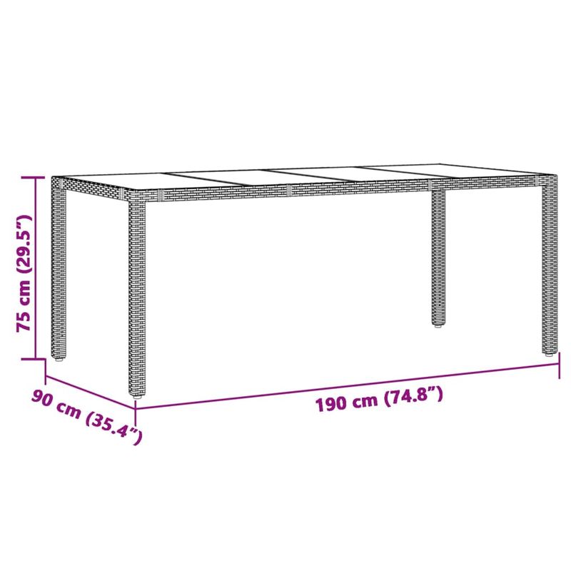 Casa si Gradina - Gradina si terasa - Mobilier exterior - Seturi mobila gradina - Set bistro de gradina, 9 piese, cu perne, negru, poliratan - Infinity.ro
