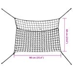 Petshop - Accesorii petshop - Alte accesorii petshop - Plase pentru fan, 2 buc, negru, dreptunghiulara, 90x60 m, PP - Infinity.ro