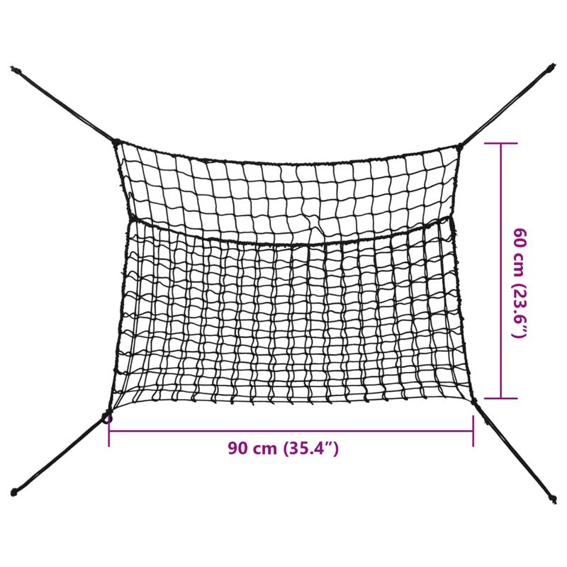 Petshop - Accesorii petshop - Alte accesorii petshop - Plase pentru fan, 2 buc, negru, dreptunghiulara, 90x60 m, PP - Infinity.ro