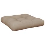 Casa si Gradina - Gradina si terasa - Mobilier exterior - Perne decorative exterior - Perna pentru paleti, gri taupe, 60x60x12 cm, textil - Infinity.ro