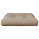 Casa si Gradina - Gradina si terasa - Mobilier exterior - Perne decorative exterior - Perna pentru paleti, gri taupe, 60x60x12 cm, textil - Infinity.ro