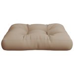 Casa si Gradina - Gradina si terasa - Mobilier exterior - Perne decorative exterior - Perna pentru paleti, gri taupe, 60x60x12 cm, textil - Infinity.ro