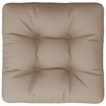 Casa si Gradina - Gradina si terasa - Mobilier exterior - Perne decorative exterior - Perna pentru paleti, gri taupe, 60x60x12 cm, textil - Infinity.ro