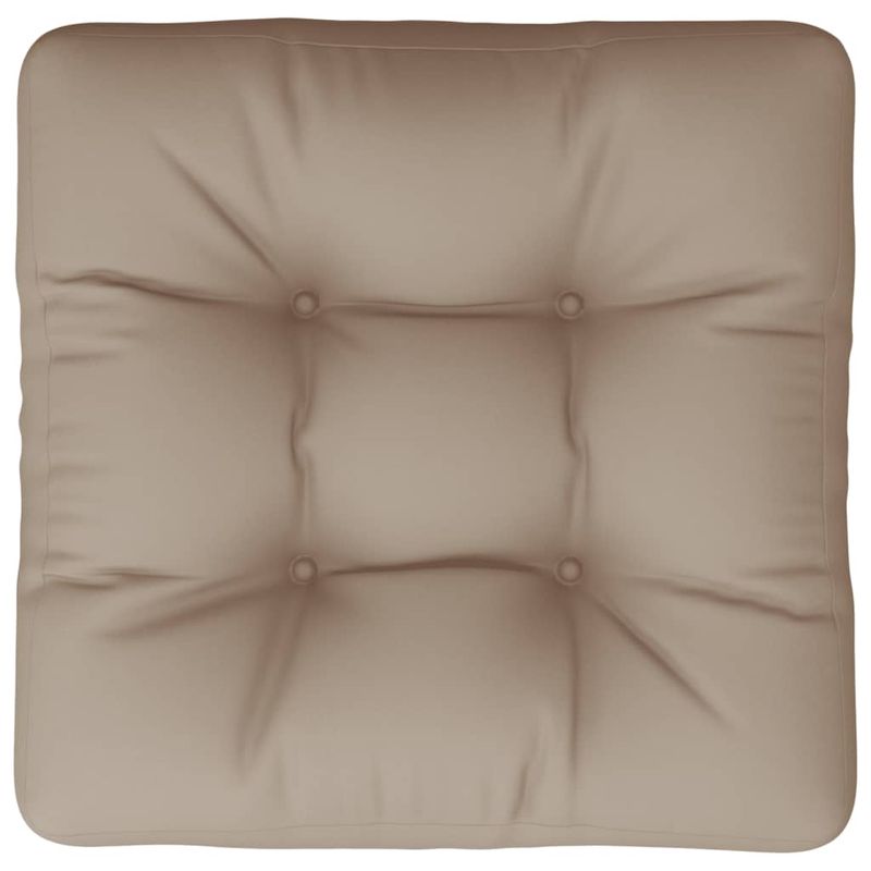Casa si Gradina - Gradina si terasa - Mobilier exterior - Perne decorative exterior - Perna pentru paleti, gri taupe, 60x60x12 cm, textil - Infinity.ro