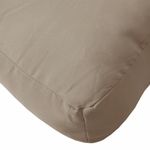 Casa si Gradina - Gradina si terasa - Mobilier exterior - Perne decorative exterior - Perna pentru paleti, gri taupe, 60x60x12 cm, textil - Infinity.ro