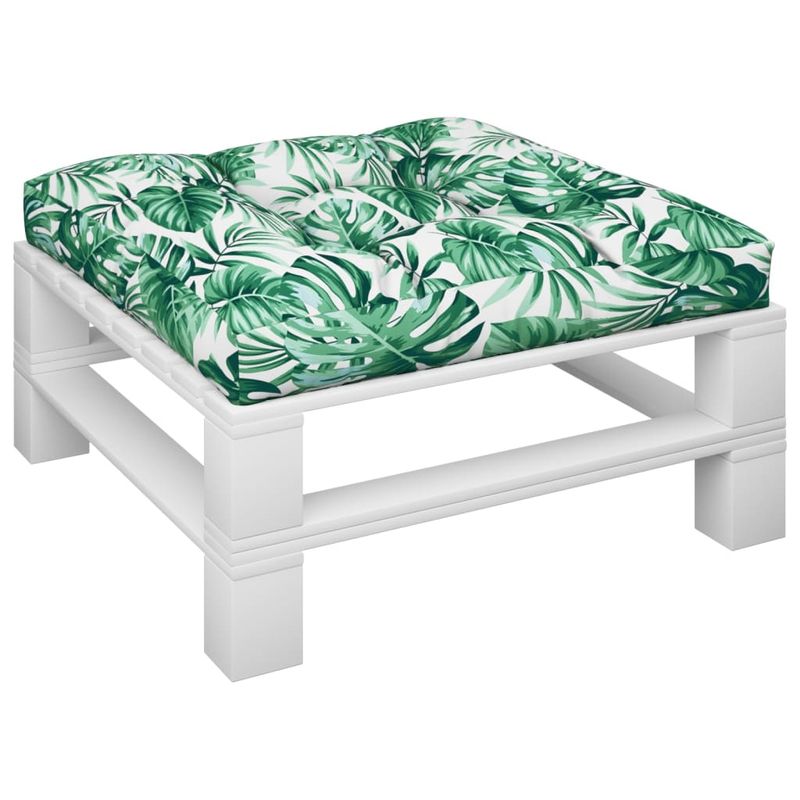 Casa si Gradina - Gradina si terasa - Mobilier exterior - Perne decorative exterior - Perna canapea din paleti, model frunze, 70x70x12 cm - Infinity.ro