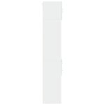Casa si Gradina - Mobilier - Comode si corpuri - Comode - Dulap depozitare slim alb 30x42,5x225 cm lemn prelucrat - Infinity.ro