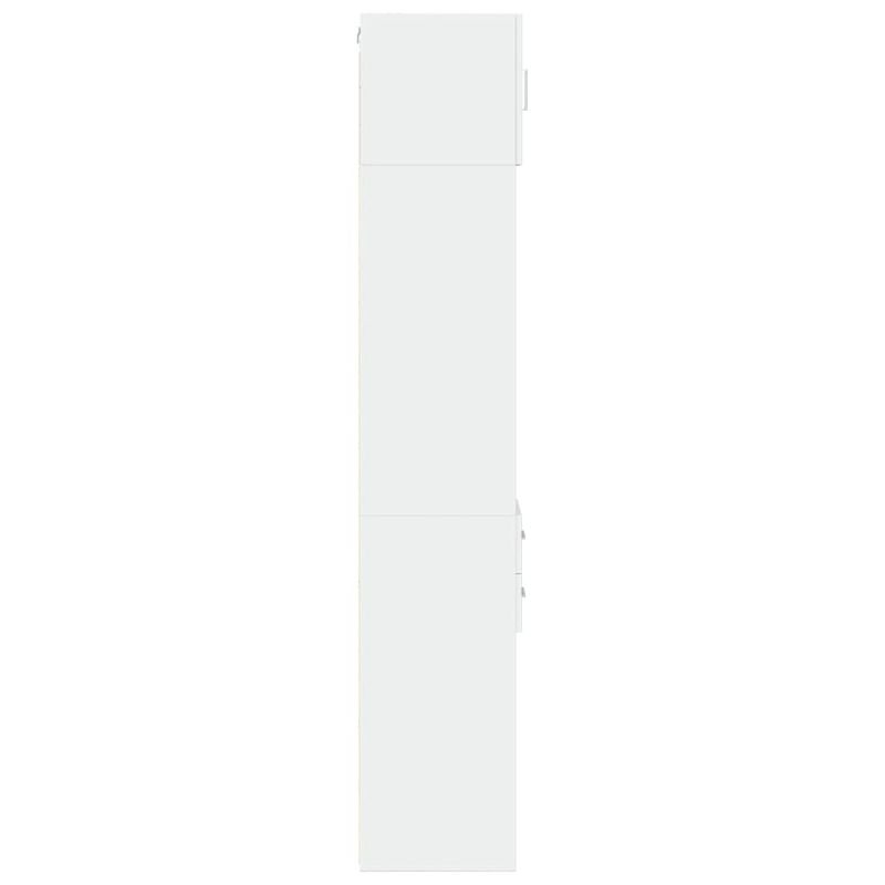 Casa si Gradina - Mobilier - Comode si corpuri - Comode - Dulap depozitare slim alb 30x42,5x225 cm lemn prelucrat - Infinity.ro