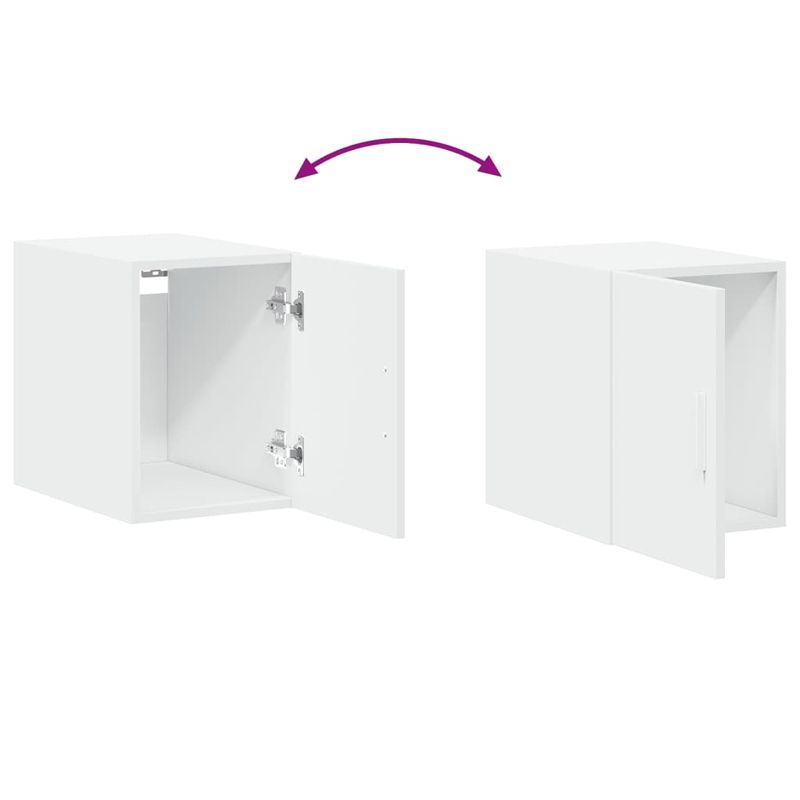 Casa si Gradina - Mobilier - Comode si corpuri - Comode - Dulap depozitare slim alb 30x42,5x225 cm lemn prelucrat - Infinity.ro