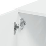 Casa si Gradina - Mobilier - Comode si corpuri - Comode - Dulap depozitare slim alb 30x42,5x225 cm lemn prelucrat - Infinity.ro