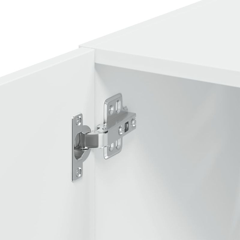 Casa si Gradina - Mobilier - Comode si corpuri - Comode - Dulap depozitare slim alb 30x42,5x225 cm lemn prelucrat - Infinity.ro