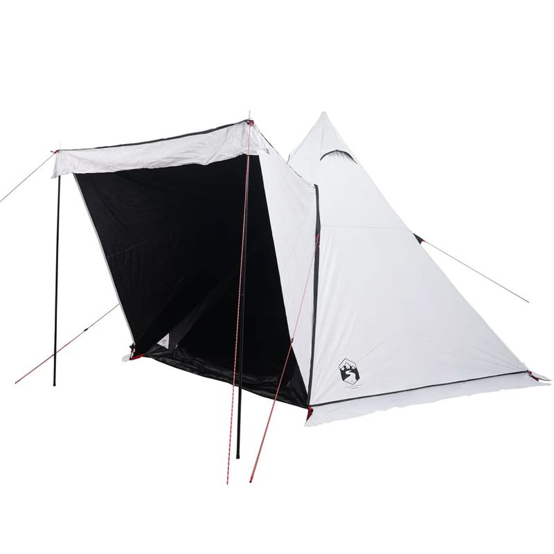 Sport si Outdoor - Camping - Corturi camping - Cort de familie Tipi 6 persoane, alb opac textil impermeabil - Infinity.ro