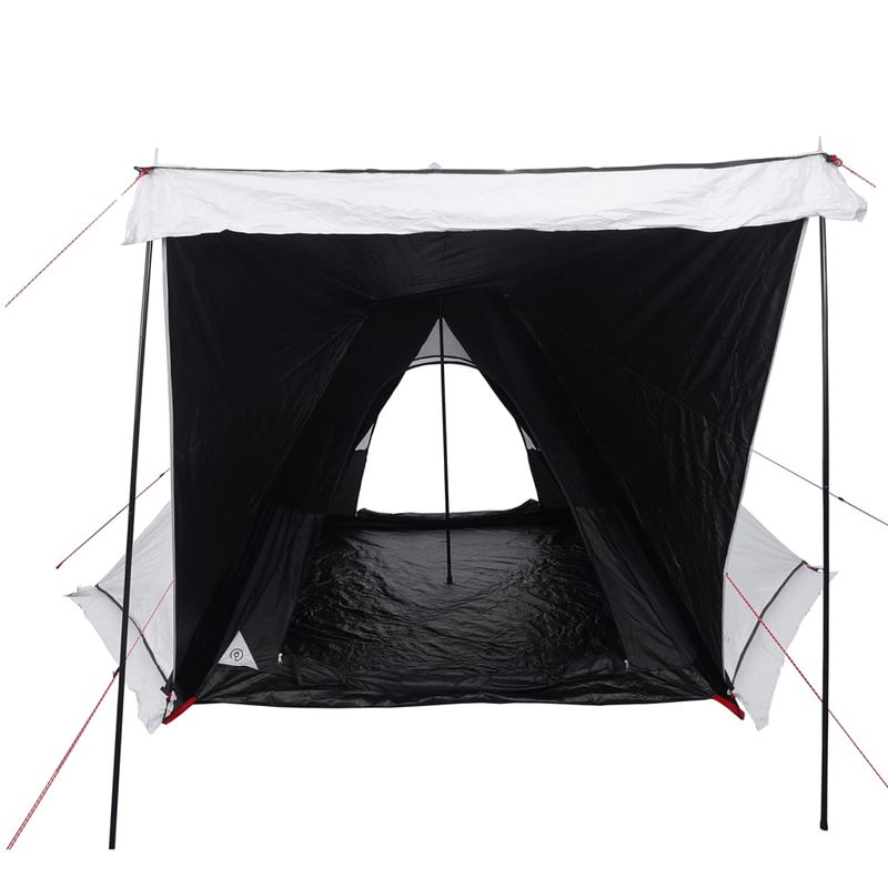 Sport si Outdoor - Camping - Corturi camping - Cort de familie Tipi 6 persoane, alb opac textil impermeabil - Infinity.ro