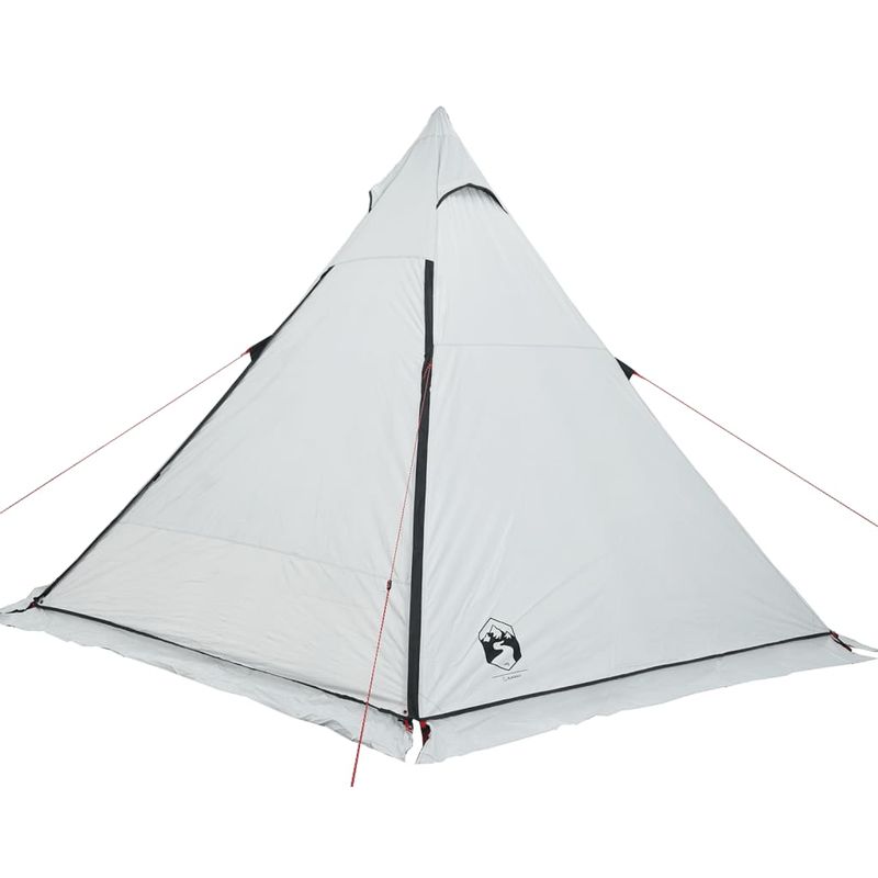 Sport si Outdoor - Camping - Corturi camping - Cort de familie Tipi 6 persoane, alb opac textil impermeabil - Infinity.ro