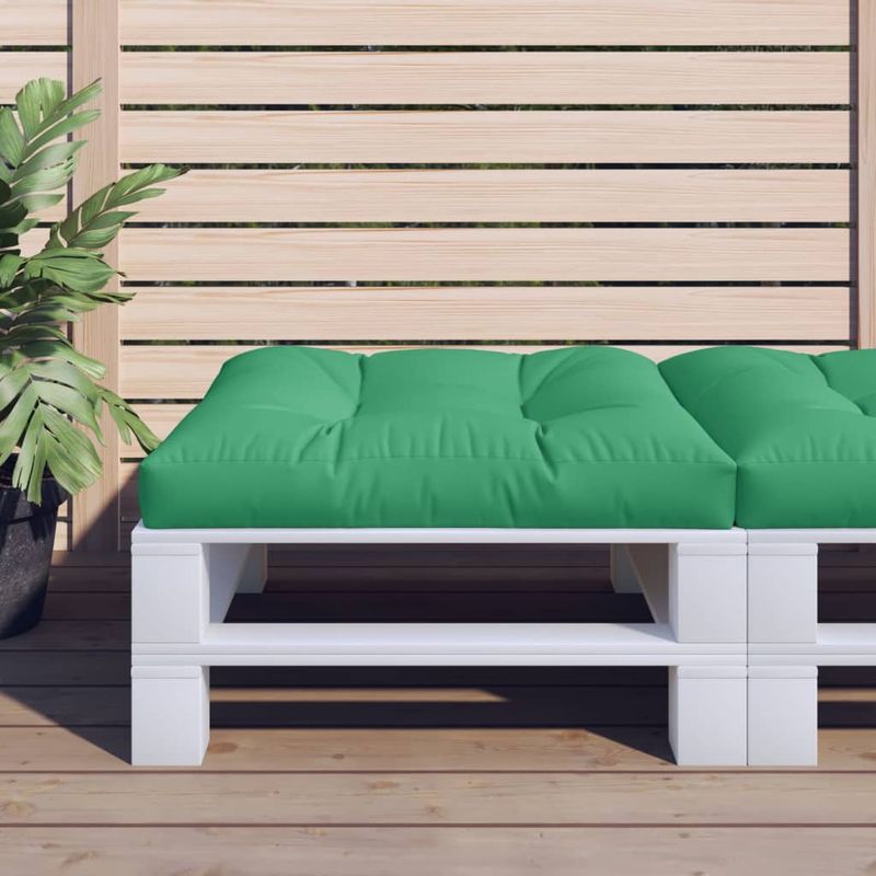 Casa si Gradina - Gradina si terasa - Mobilier exterior - Perne decorative exterior - Perna pentru paleti, verde, 70x70x12 cm, material textil - Infinity.ro