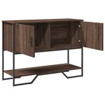 Casa si Gradina - Mobilier - Comode si corpuri - Console - Masuta consola, stejar maro, 100x35x74,5 cm, lemn prelucrat - Infinity.ro