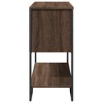 Casa si Gradina - Mobilier - Comode si corpuri - Console - Masuta consola, stejar maro, 100x35x74,5 cm, lemn prelucrat - Infinity.ro