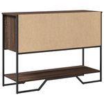 Casa si Gradina - Mobilier - Comode si corpuri - Console - Masuta consola, stejar maro, 100x35x74,5 cm, lemn prelucrat - Infinity.ro