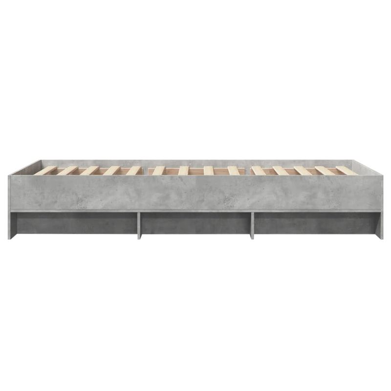 Casa si Gradina - Mobilier - Paturi si accesorii - Paturi - Cadru de pat, gri beton, 90x190 cm, lemn prelucrat - Infinity.ro