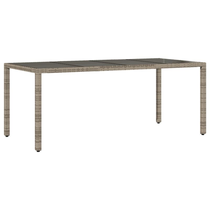 Casa si Gradina - Gradina si terasa - Mobilier exterior - Seturi mobila gradina - Set bistro de gradina cu perne, 9 piese, gri, poliratan - Infinity.ro