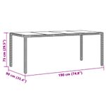 Casa si Gradina - Gradina si terasa - Mobilier exterior - Seturi mobila gradina - Set bistro de gradina cu perne, 9 piese, gri, poliratan - Infinity.ro