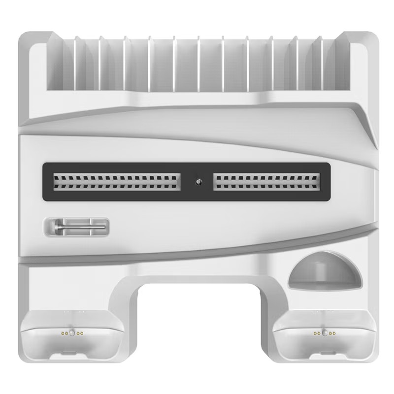 PC, gaming si accesorii - Gaming - Accesorii gaming - Accesorii console gaming - Cooler/Racitor pentru cnsola PS5 cu incarcator pentru controler Culoare Alb ABYZ™ - Infinity.ro