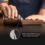 Casa si Gradina - Bucatarie si vesela - Ustensile bucatarie - Ascutitoare cutite - Ascutitor de Cutite Profesional, Magnetic, Piatra Diamantata, 2 stagii, 2 inclinatii, A-11427 ABYZ™ - Infinity.ro