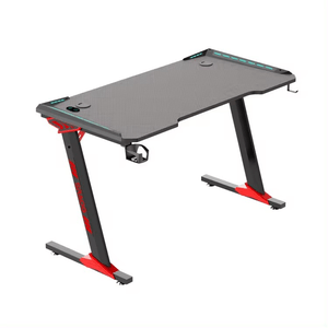 Birou Gaming, Iluminare LED, dimensiuni 120x60x73, Negru ABYZ™