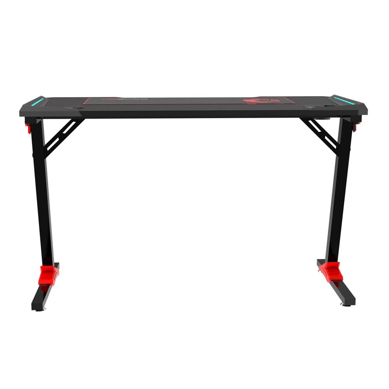 PC, gaming si accesorii - Gaming - Accesorii gaming - Birouri gaming - Birou Gaming, Iluminare LED, dimensiuni 120x60x73, Negru ABYZ™ - Infinity.ro