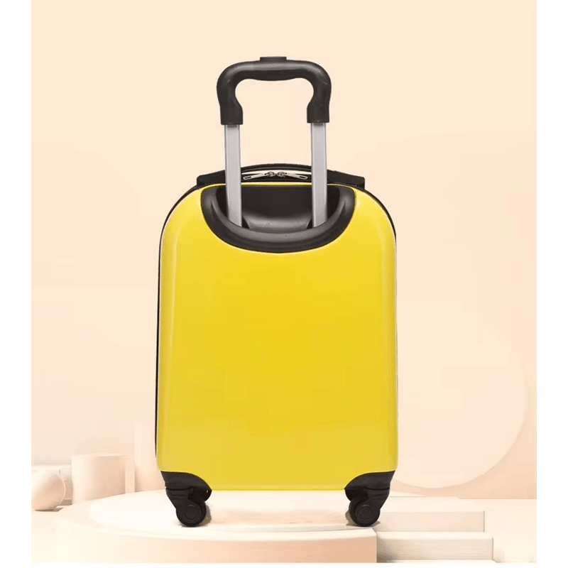 Sport si Outdoor - Articole de voiaj - Trolere - Troler Copii dimensiuni 44x22x31cm, cu Tigru, culoare Galben ABYZ™ - Infinity.ro