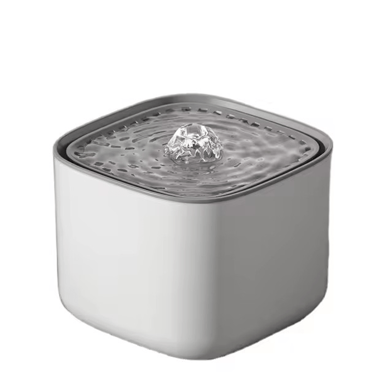 Petshop - Accesorii petshop - Castroane si adapatori - Dispenser de apa automat tip fantana pentru caini si pisici, Alb ABYZ™ - Infinity.ro