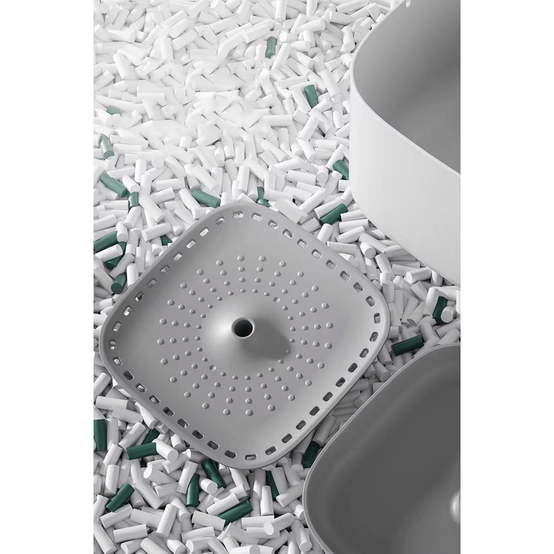 Petshop - Accesorii petshop - Castroane si adapatori - Dispenser de apa automat tip fantana pentru caini si pisici, Alb ABYZ™ - Infinity.ro