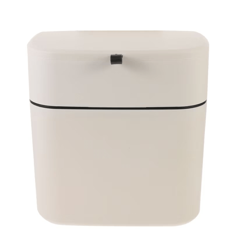 Casa si Gradina - Mobilier - Organizare si depozitare - Cosuri de gunoi - Cos de Gunoi suspendat, prindere pe suport autoadeziv, cu 2 moduri de deschidere a capacului  ABYZ™ - Infinity.ro