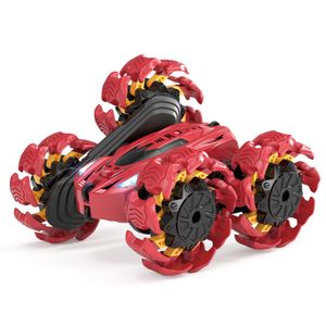 Masina Off-Road 4x4 bidirectionala cu Telecomanda, senzor de mana, Lumini Led si Sunete, Rotire 360 Grade