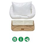 Petshop - Accesorii petshop - Culcusuri si custi - Culcusuri si saltele - Pat pentru caini si pisici, culcus impermeabil pentru animale de companie PetMassive, husa detasabila, moale, S, Galben - Infinity.ro