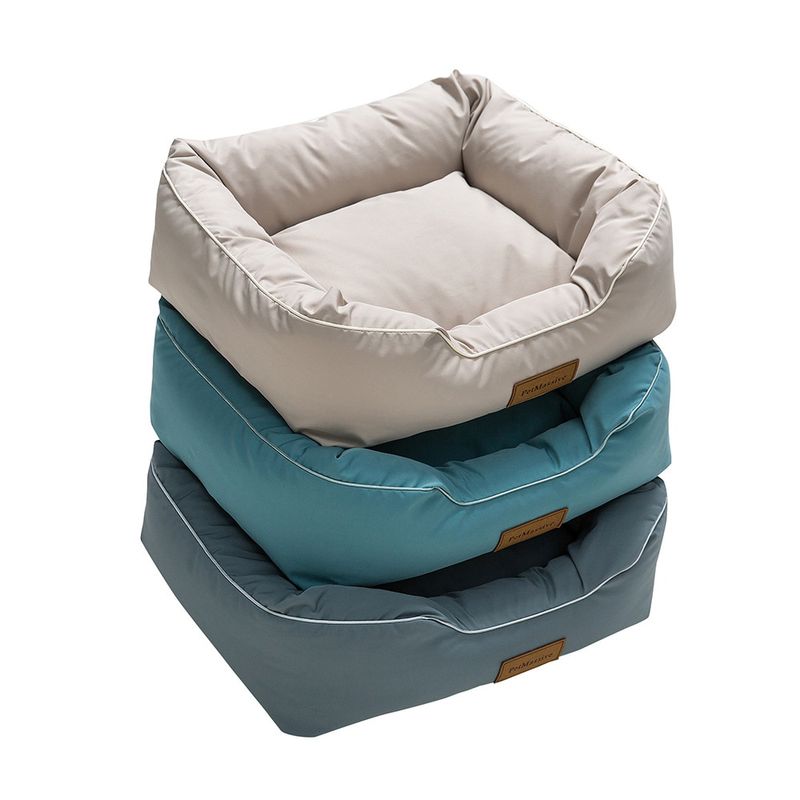 Petshop - Accesorii petshop - Culcusuri si custi - Culcusuri si saltele - Pat pentru caini si pisici, culcus impermeabil pentru animale de companie PetMassive, husa detasabila, moale, S, Galben - Infinity.ro