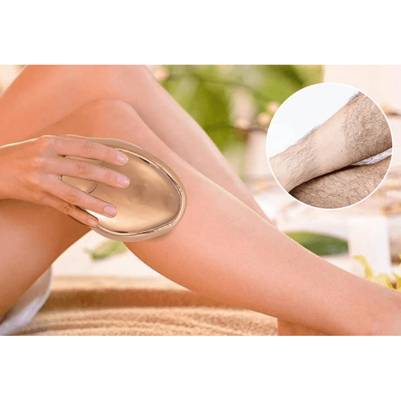 Ingrijire personala si Cosmetice - Aparate & accesorii ingrijire personala - Epilatoare si accesorii - Epilatoare - Dispozitiv de Epilare prin Frecare cu cristale, Krystal Shaveup, Gold ABYZ™ - Infinity.ro