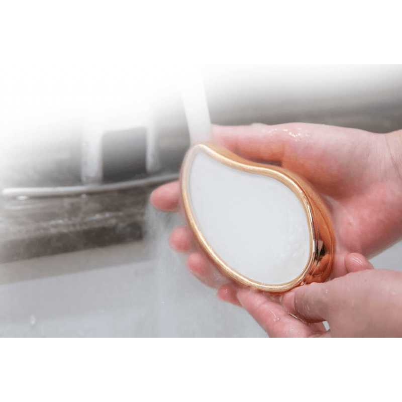 Ingrijire personala si Cosmetice - Aparate & accesorii ingrijire personala - Epilatoare si accesorii - Epilatoare - Dispozitiv de Epilare prin Frecare cu cristale, Krystal Shaveup, Gold ABYZ™ - Infinity.ro