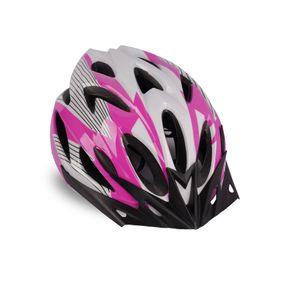 Casca de protectie pentru bicicleta, cu orificii ventilatie,culoare roz