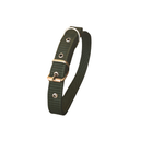 Petshop - Accesorii petshop - Zgarzi, lese si hamuri - Zgarzi - Zgarda verde inchis din material textil, 60 x 2,5 cm, pentru caini - Infinity.ro