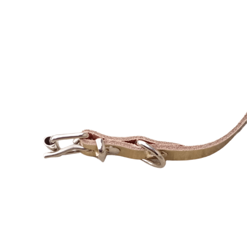 Petshop - Accesorii petshop - Zgarzi, lese si hamuri - Zgarzi - Zgarda aurie piele naturala, pentru caini mici, 35 x 1,5 cm - Infinity.ro