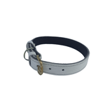 Petshop - Accesorii petshop - Zgarzi, lese si hamuri - Zgarzi - Zgarda alba din piele naturala, 60 x 2.5 cm, pentru caini - Infinity.ro