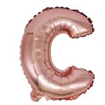 Casa si Gradina - Decoratiuni - Decoratiuni petrecere - Baloane - Balon din folie metalizata Rose Gold, Mirific Party, Litera C, 40 cm, Coral, roz - Infinity.ro