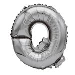 Casa si Gradina - Decoratiuni - Decoratiuni petrecere - Baloane - Balon din folie metalizata argintie, Mirific Party, Litera Q, 80 cm, Silver - Infinity.ro