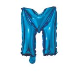 Casa si Gradina - Decoratiuni - Decoratiuni petrecere - Baloane - Balon din folie metalizata Albastru, Mirific Party, Litera M, 40 cm - Infinity.ro