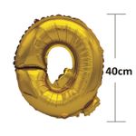 Casa si Gradina - Decoratiuni - Decoratiuni petrecere - Baloane - Balon din folie metalizata aurie, Mirific Party, Litera Q, 40 cm, Gold - Infinity.ro