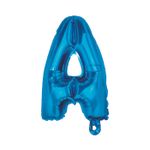 Casa si Gradina - Decoratiuni - Decoratiuni petrecere - Baloane - Balon din folie metalizata Albastru, Mirific Party, Litera A, 80 cm - Infinity.ro