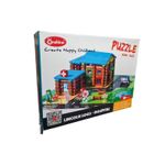 Jucarii, Copii si Bebe - Jucarii si jocuri - Seturi de constructie si cuburi - Seturi de constructie - Joc de Construit cu 240 Piese, Cabana din lemn si Spital - Infinity.ro