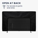 TV, Audio-Video si Foto - Accesorii TV si audio - Accesorii TV - Husa pentru televizor de 55" Kwmobile, Negru, Textil, 60189.01 - Infinity.ro